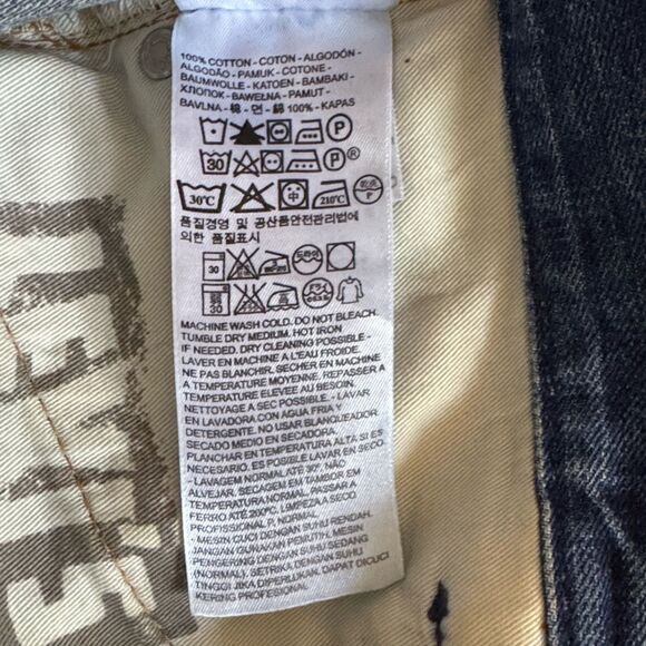 Levi's LVC 50569-0017 Selvedge 505 Big E Jeans Size 26 - Picture 11 of 16